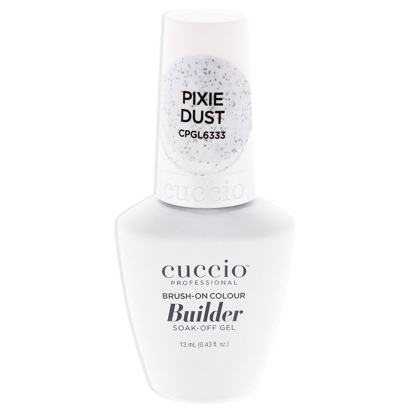 Brush-On Colour Builder Soak Off Gel - Pixie Dust by Cuccio Pro for Women - 0.43 oz Nail Polish