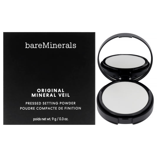 Original Mineral Veil Pressed Setting Powder - Translucent by bareMinerals for Women - 0.3 oz Powder