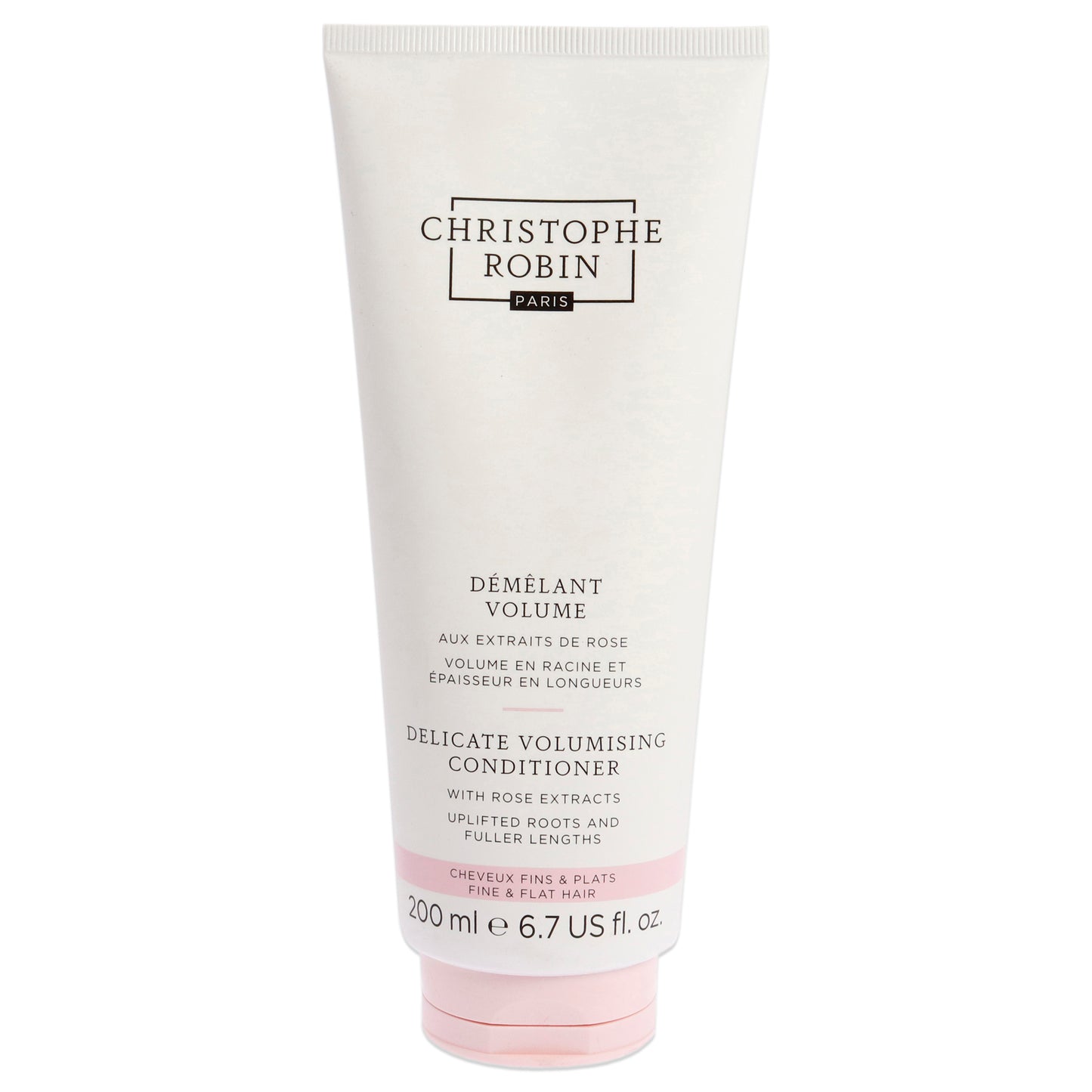 Delicate Volumizing Conditioner with Rose Extracts by Christophe Robin for Unisex - 6.7 oz Conditioner