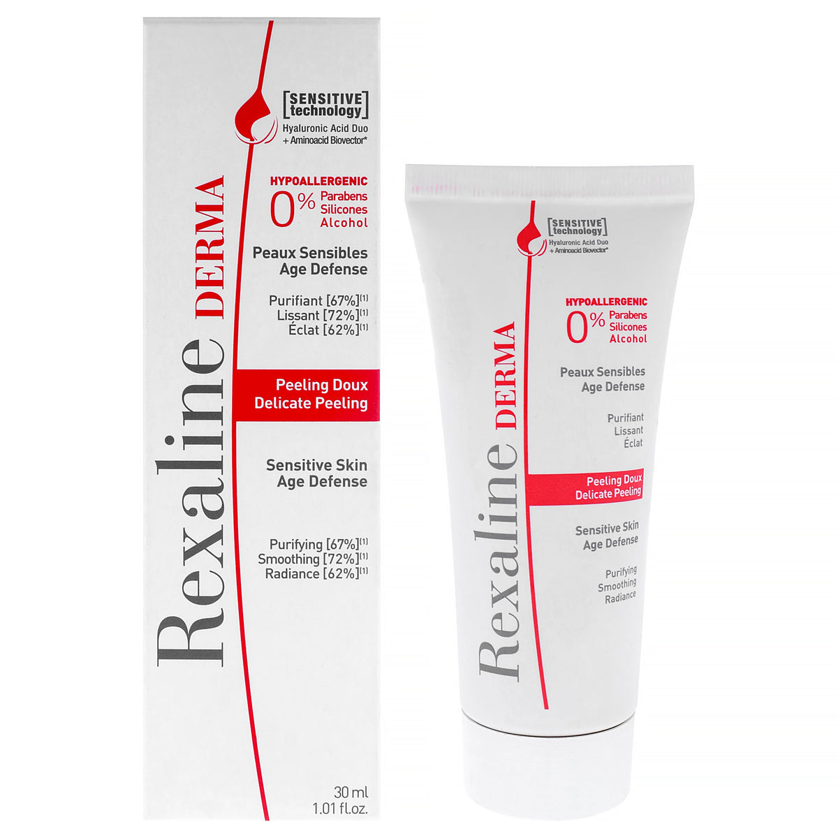 Derma Delicate Peeling by Rexaline for Unisex - 1.01 oz Exfoliator