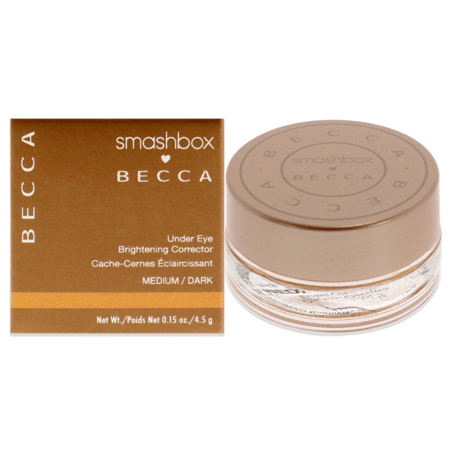 Becca Under Eye Brightening Corrector - Medium-Dark by SmashBox for Women - 0.15 oz Makeup