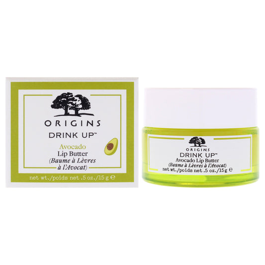 Drink Up Lip Butter - Avocado by Origins for Unisex - 0.5 oz Lip Balm
