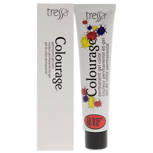 Colourage Permanent Gel Color - 6RR Intense True Red by Tressa for Unisex - 2 oz Hair Color