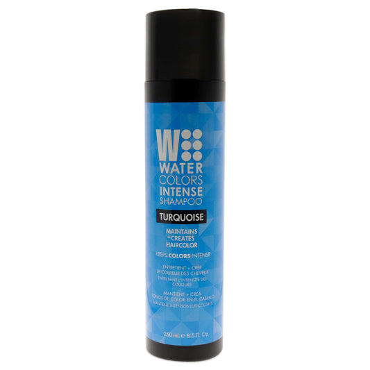 Watercolors Intense Shampoo - Turquoise by Tressa for Unisex - 8.5 oz Shampoo
