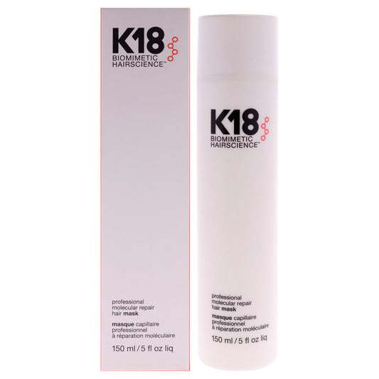 Professional Molecular Repair Hair Mask by K18 Hair for Unisex - 5 oz Mask