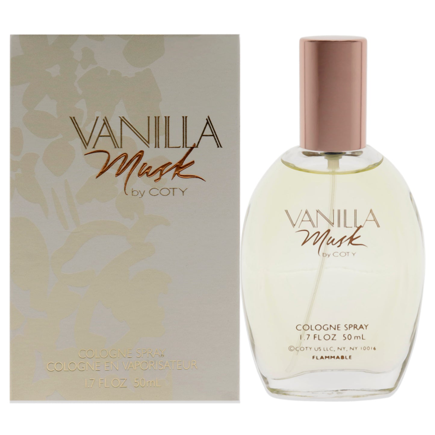 Vanilla Musk by Coty for Women - 1.7 oz Cologne Spray