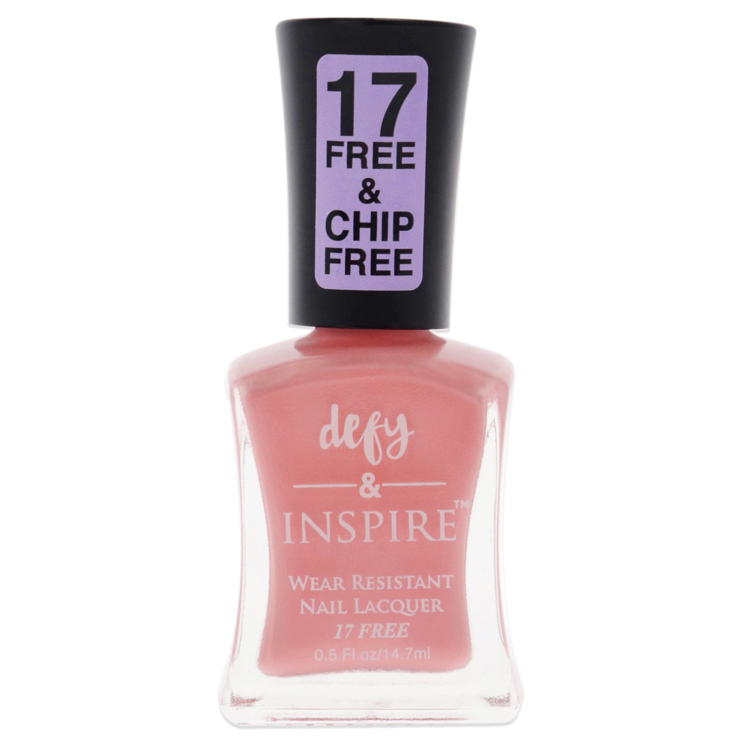 Wear Resistant Nail Lacquer - 582 Just Peachy by Defy and Inspire for Women - 0.5 oz Nail Polish