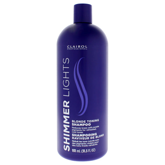 Shimmer Lights Blonde and Silver Shampoo by Clairol for Unisex - 31.5 oz Shampoo