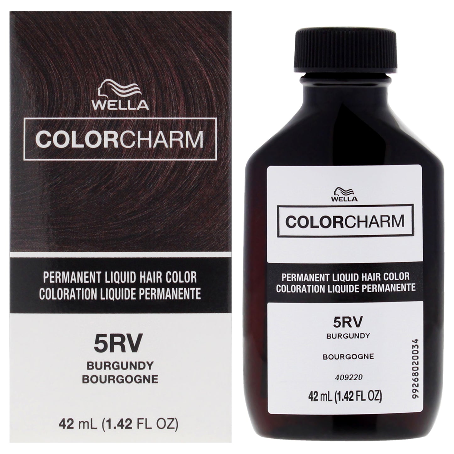 Color Charm Permanent Liquid Hair Color - 5RV Burgundy by Wella for Unisex - 1.42 oz Hair Color