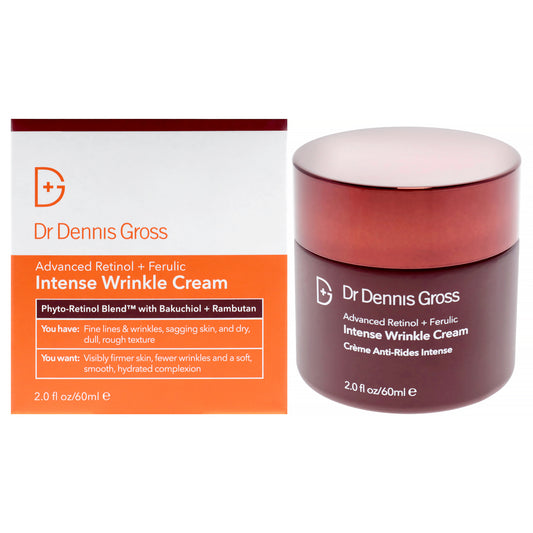 Advanced Retinol Plus Ferulic Intense Wrinkle Cream by Dr. Dennis Gross for Unisex - 2 oz Cream
