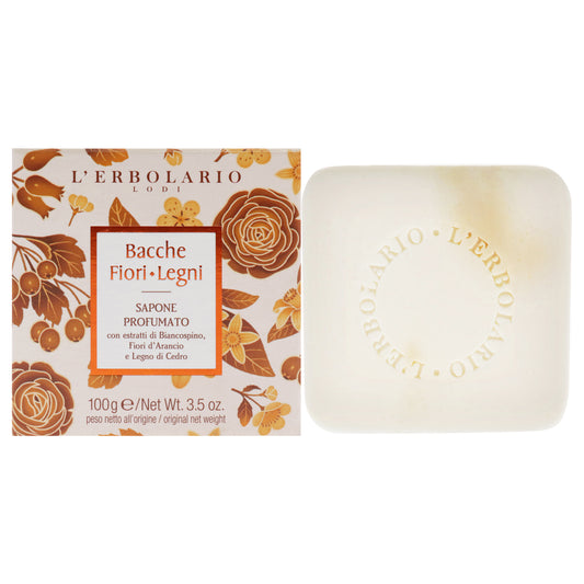 Perfumed Soap - Berries Flowers Wood by LErbolario for Unisex - 3.5 oz Soap