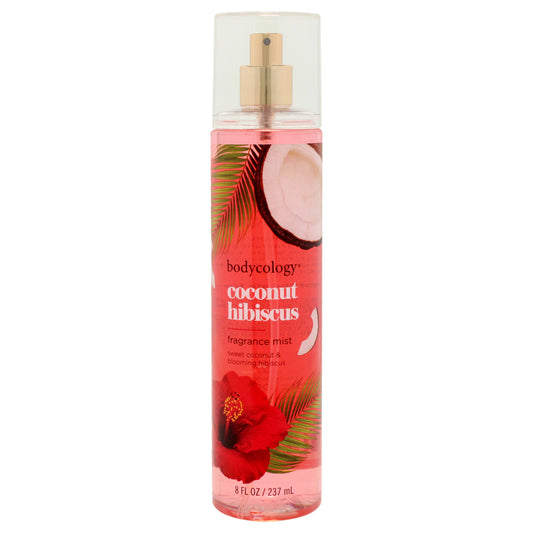 Coconut Hibiscus by Bodycology for Women - 8 oz Fragrance Mist