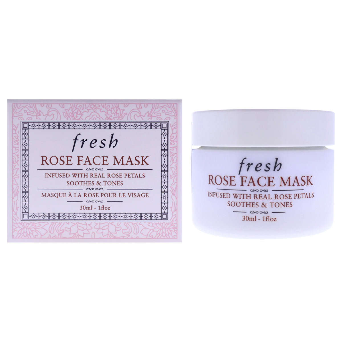 Rose Face Mask by Fresh for Women - 1 oz Mask