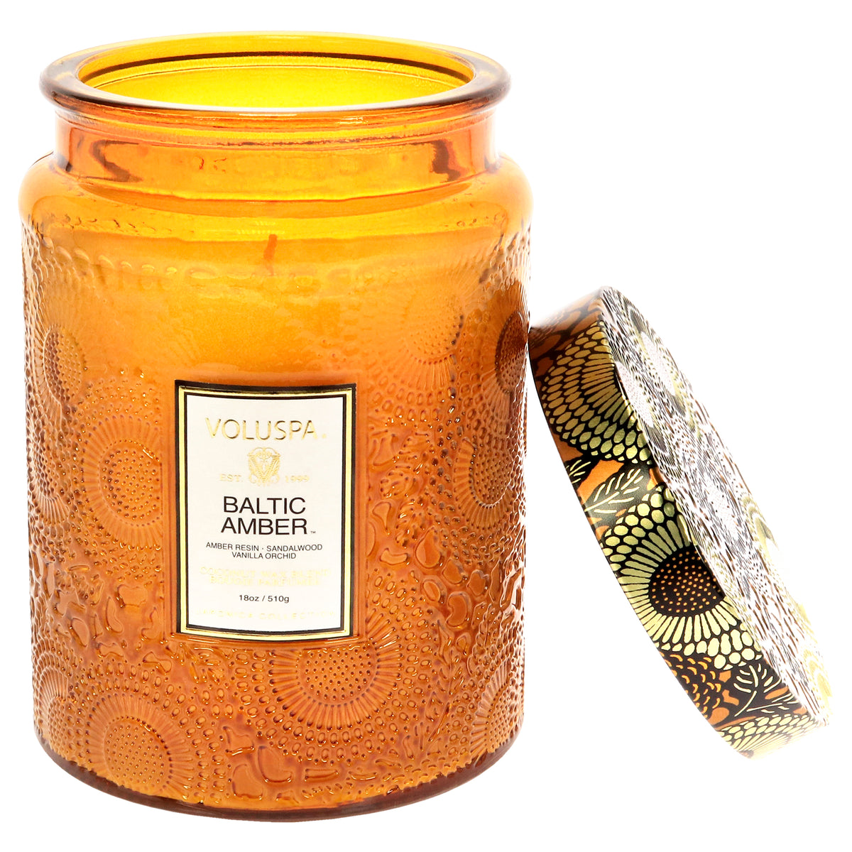 Japonica Collection Large - Baltic Amber by Voluspa for Unisex - 18 oz Candle
