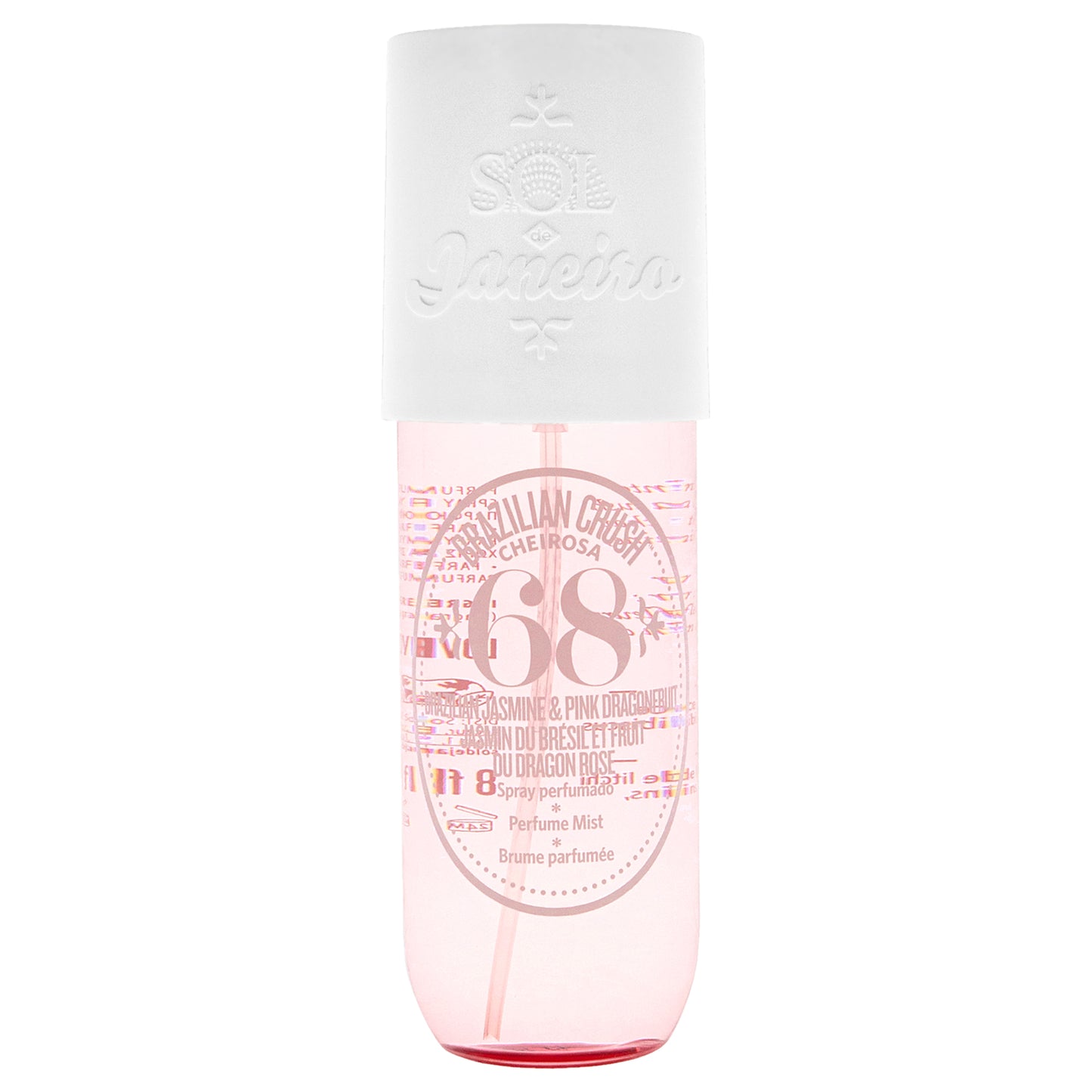 Brazilian Crush Cheirosa 68 - Brazilian Jasmin and Pink DragonFruit by Sol de Janeiro for Women - 8 oz Perfume Mist