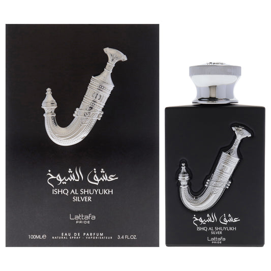 Pride - Ishq Al Shuyukh Silver by Lattafa for Men - 3.4 oz EDP Spray