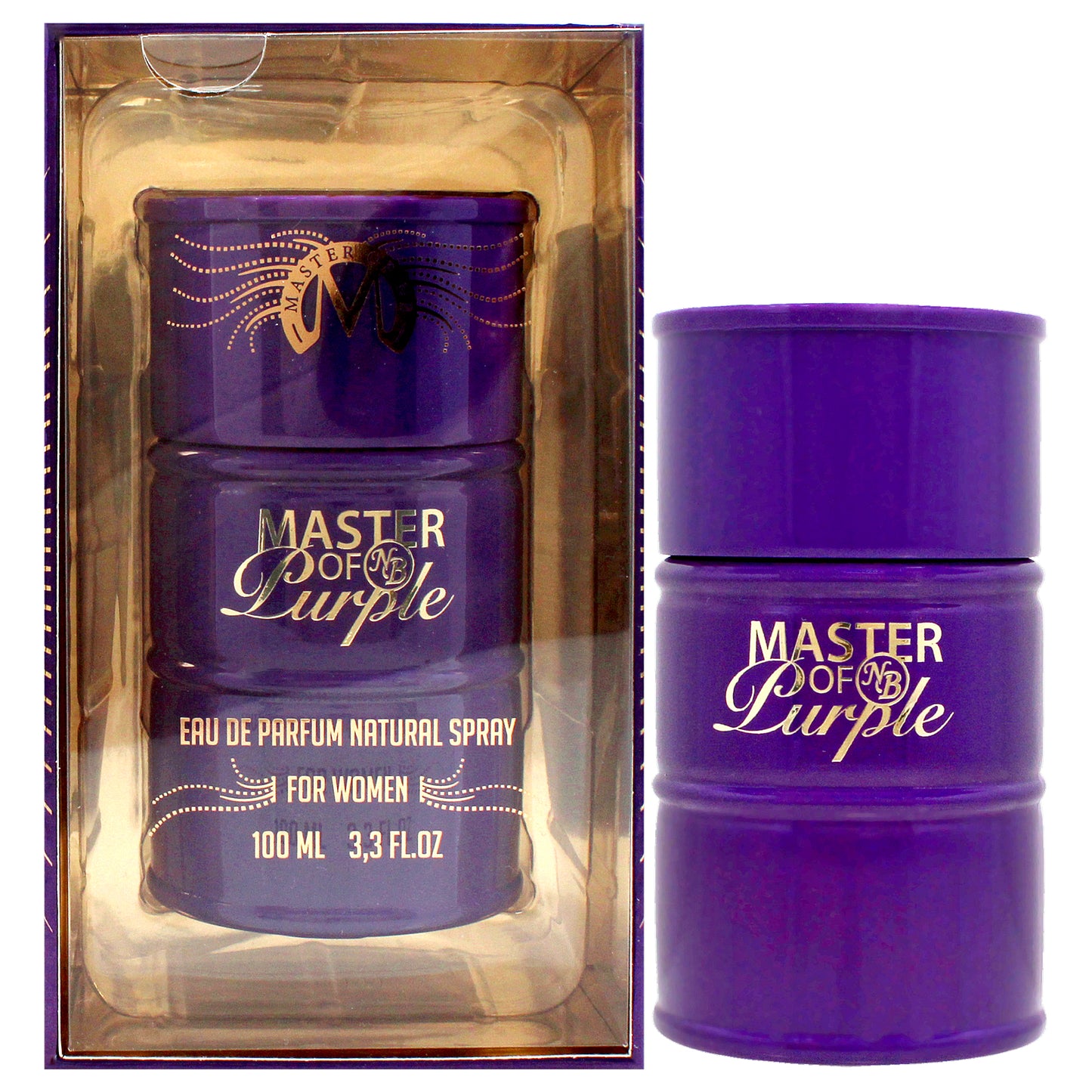 Master of Purple by New Brand for Women - 3.3 oz EDP Spray