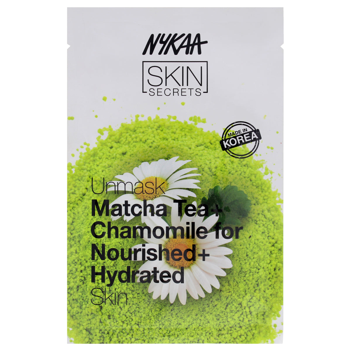 Skin Secrets Sheet Mask - Matcha Tea and Chamomile by Nykaa Naturals for Women - 1 Pc Mask