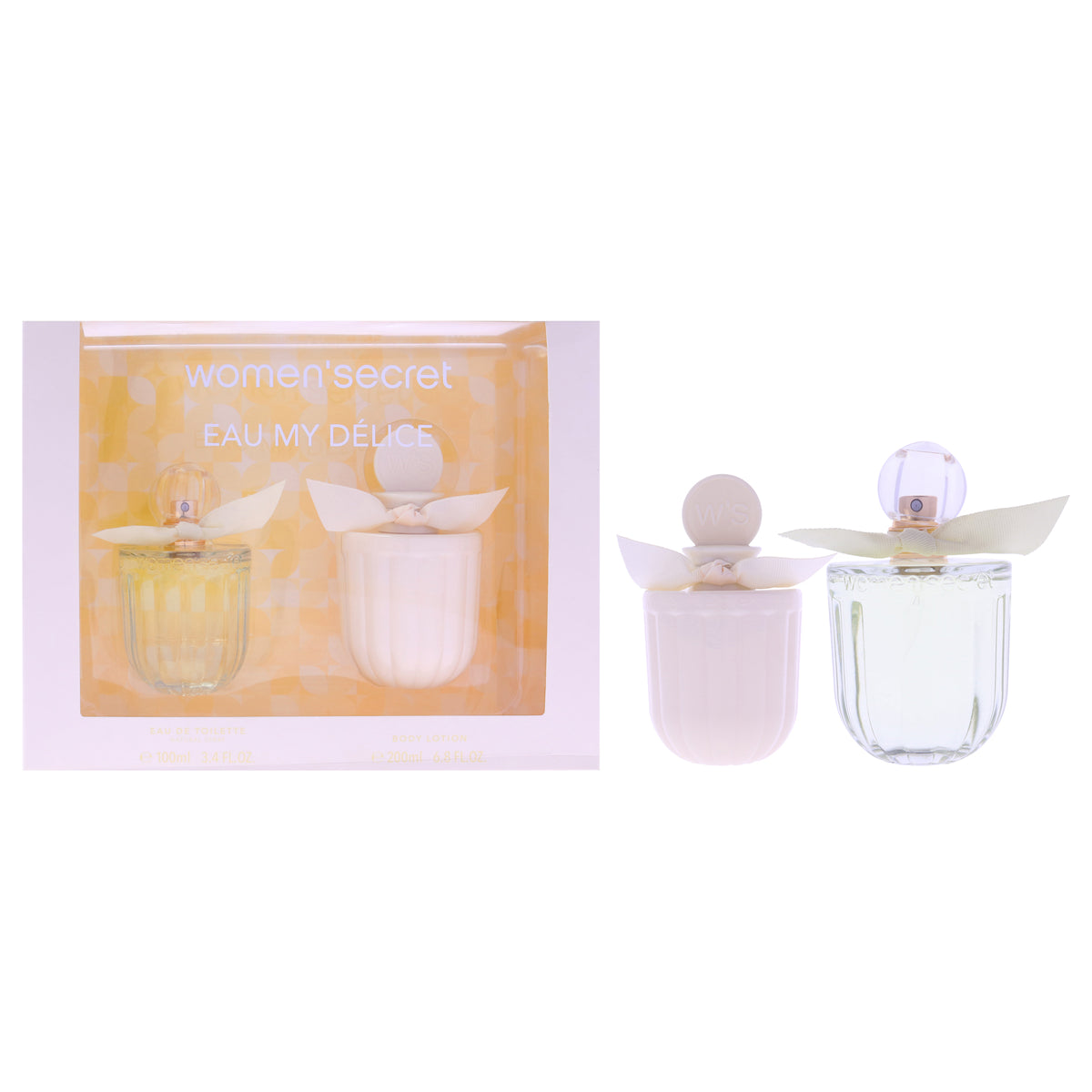 Eau My Delice by Women Secret for Women - 2 Pc Gift Set 3.4oz EDT Spray, 6.8oz Body Lotion