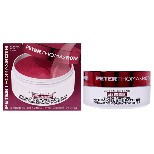 Even Smoother Glycolic Retinol Hydra-Gel Eye Patches by Peter Thomas Roth for Women - 60 Pc Patches