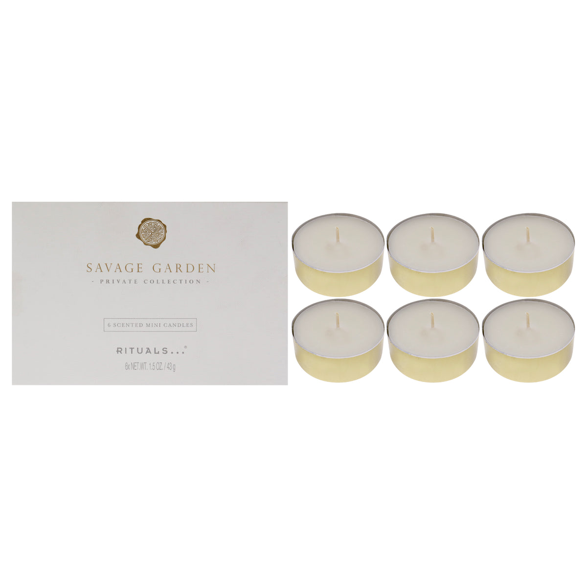 Savage Garden Scented Mini Candles by Rituals for Unisex - 6 x 1.5 oz Candle