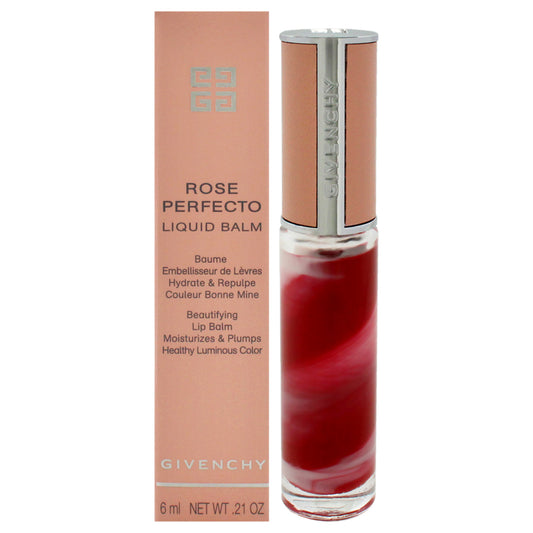 Rose Perfecto Tinted Liquid Lip Balm - 37 Rouge Graine by Givenchy for Women - 0.21 oz Lip Balm