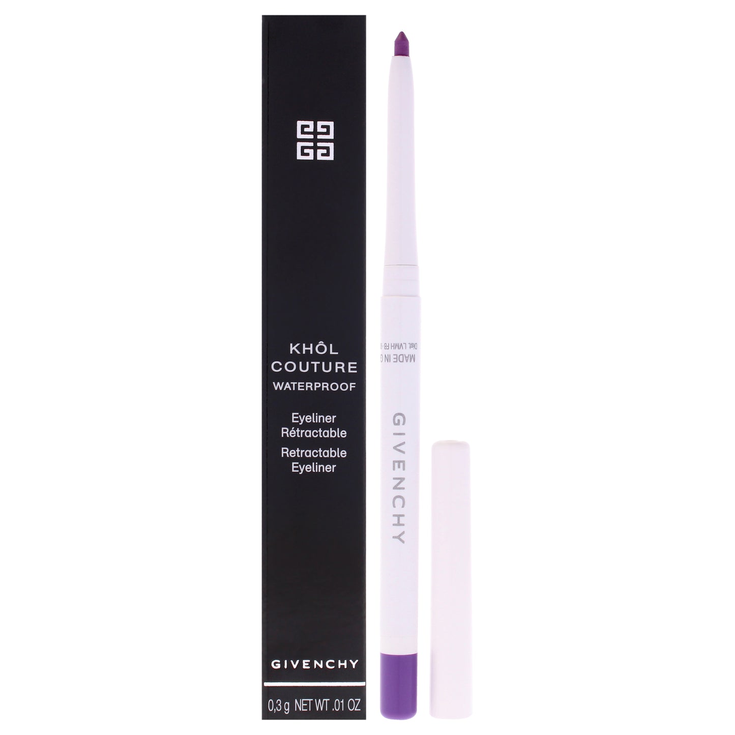 Khol Couture Waterproof Retractable Eyeliner - 06 Lilac by Givenchy for Women - 0.01 oz Eyeliner