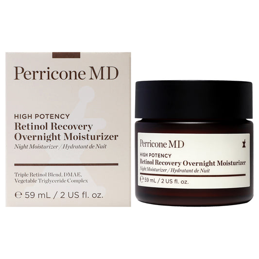 High Potency Retinol Recovery Overnight Moisturizer by Perricone MD for Women - 2 oz Moisturizer