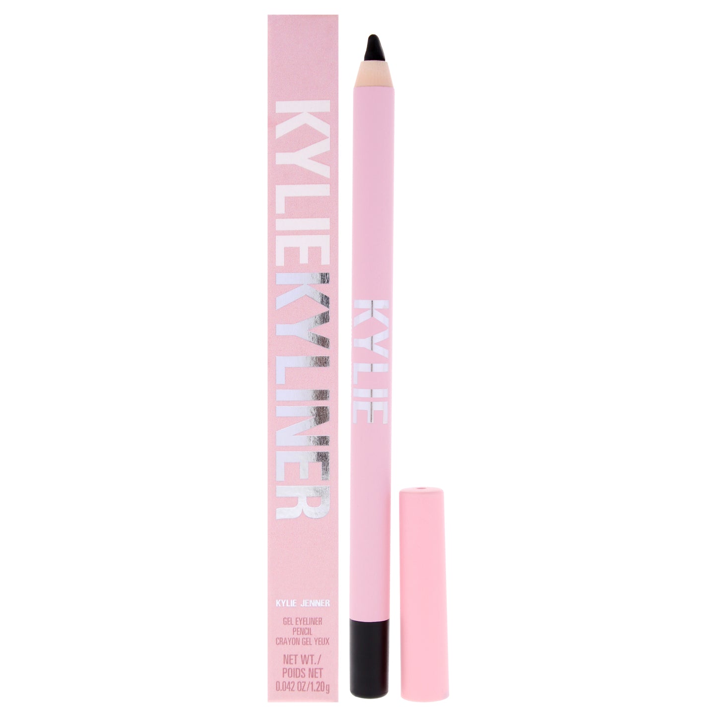 Kyliner Gel Eyeliner Pencil - 001 Black Matte by Kylie Cosmetics for Women - 0.042 oz Eyeliner