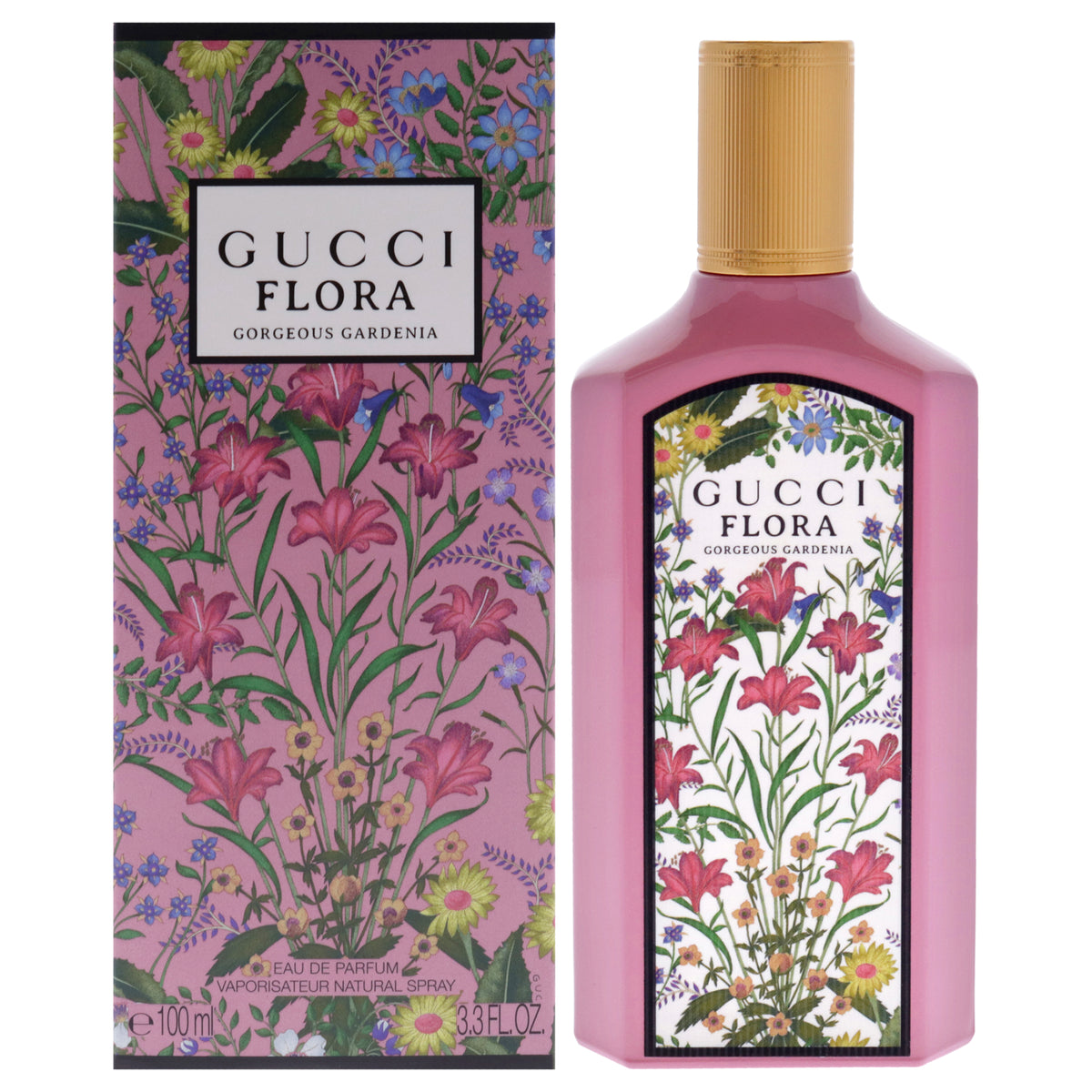 Flora Gorgeous - Gardenia by Gucci for Women - 3.3 oz EDP Spray