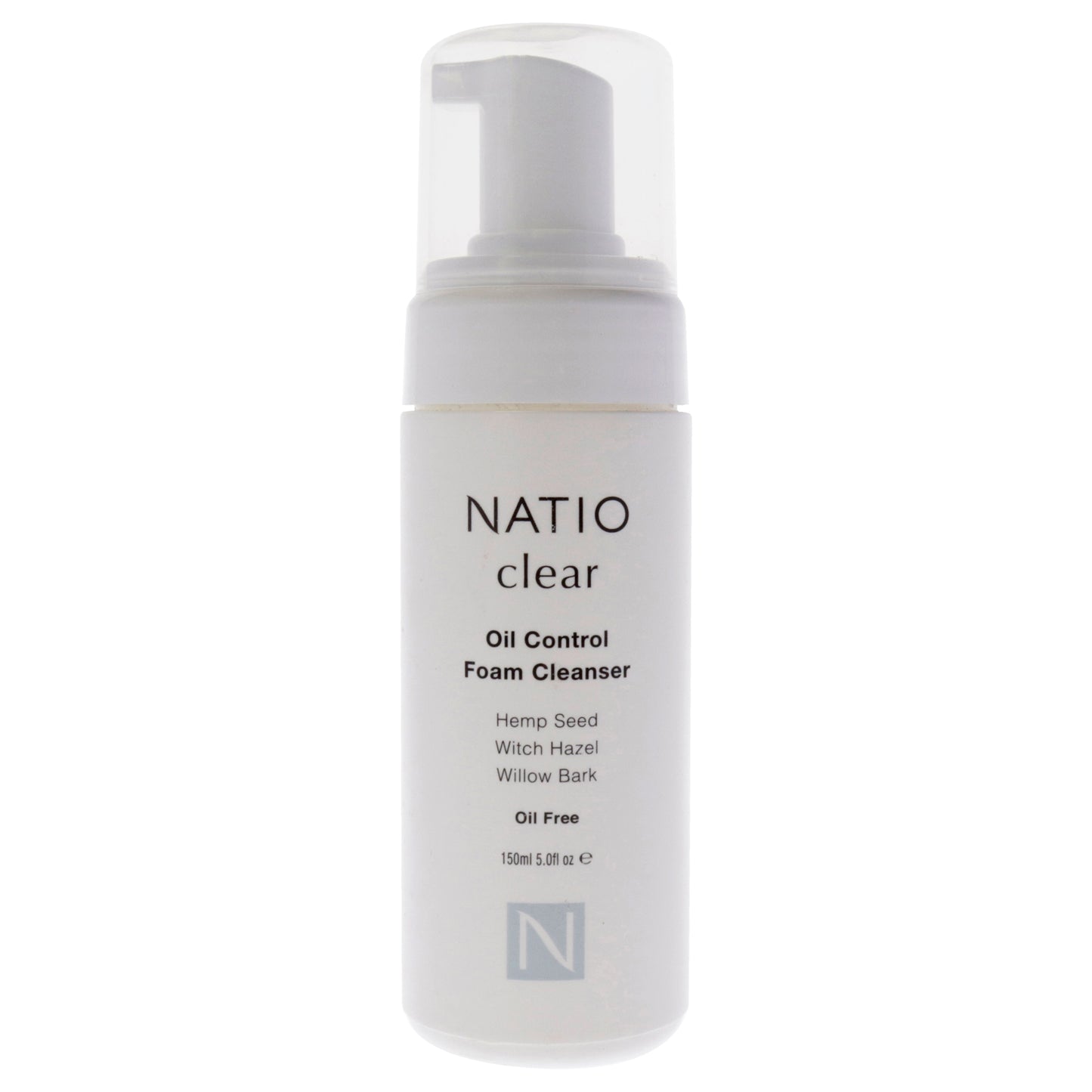 Clear Oil Control Foam Cleanser by Natio for Women - 5 oz Cleanser