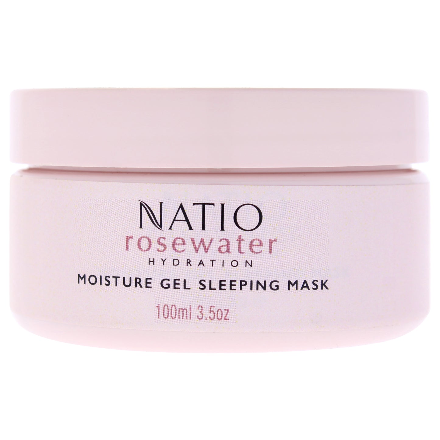 Rosewater Hydration Moisture Gel Sleeping Mask by Natio for Women - 3.5 oz Gel