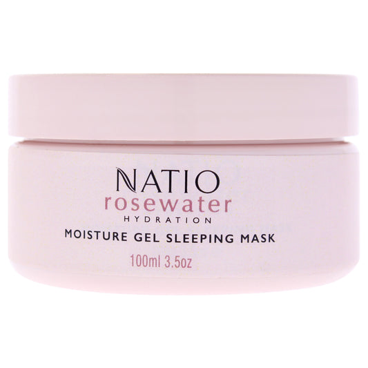 Rosewater Hydration Moisture Gel Sleeping Mask by Natio for Women - 3.5 oz Gel