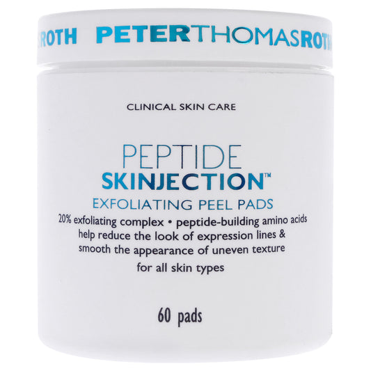 Peptide Skinjection Exfoliating Peel Pads - All Skin Types by Peter Thomas Roth for Unisex - 60 Pc Pads