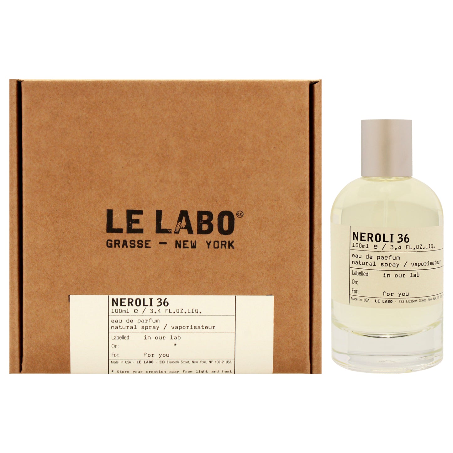 Neroli 36 by Le Labo for Unisex - 3.4 oz EDP Spray