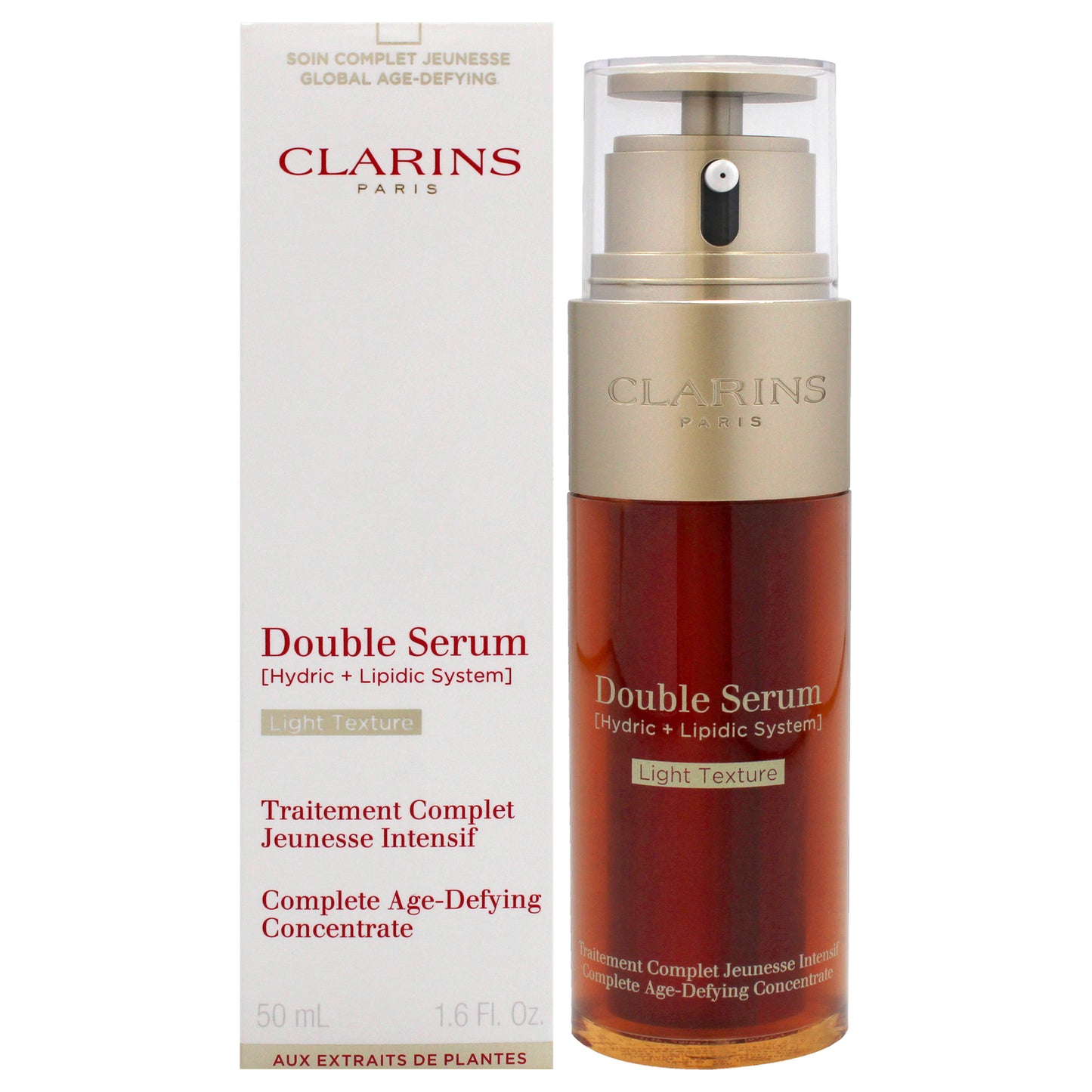 Double Serum Light by Clarins for Unisex - 1.7 oz Serum