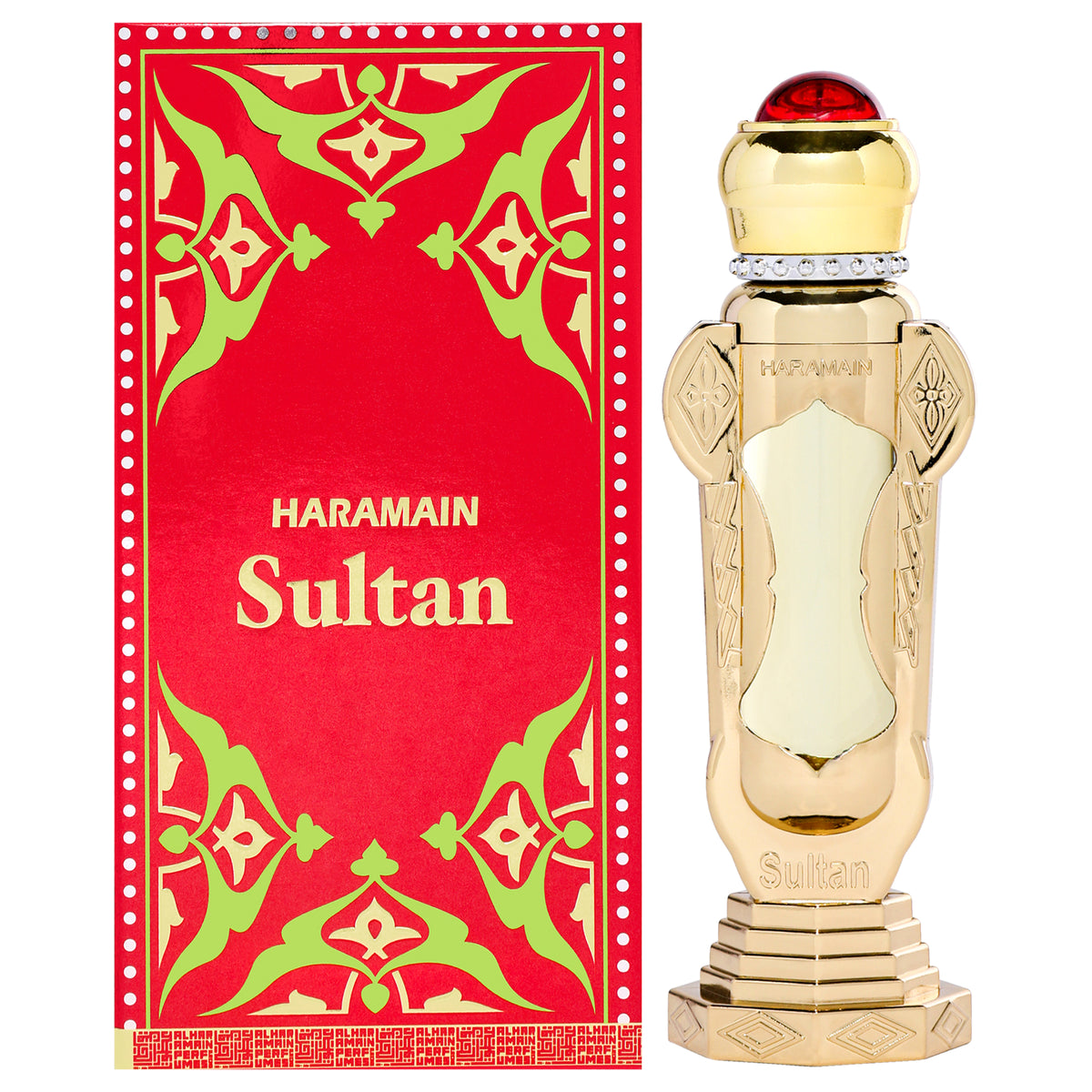 Sultan by Al Haramain for Unisex - 0.40 oz Parfum Oil