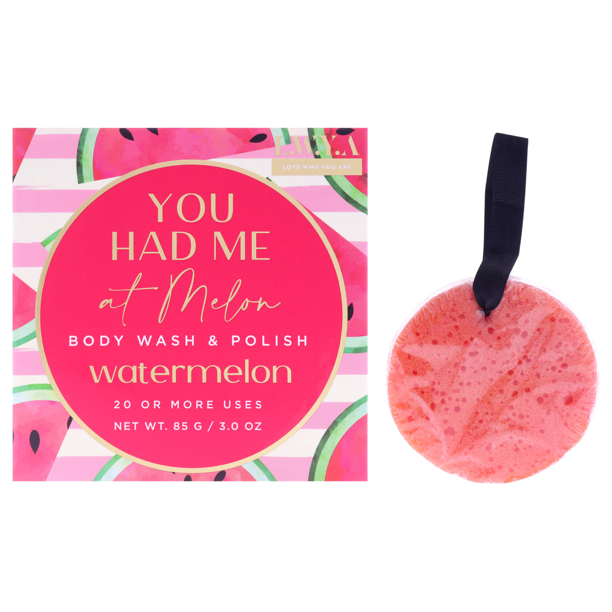 Body Wash and Polish - Watermelon by LWYA for Women - 3 oz Body Wash