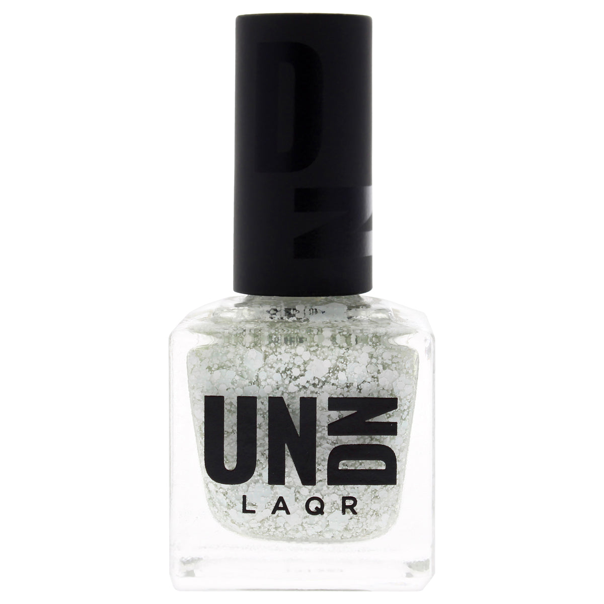 Vegan Nail Polish - 0203 Pink-Blue Splatter by UNDN for Women - 0.5 oz Nail Polish
