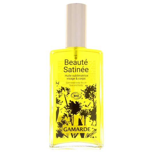 Satinated Body Dry Oil by Gamarde for Women - 3.38 oz Oil