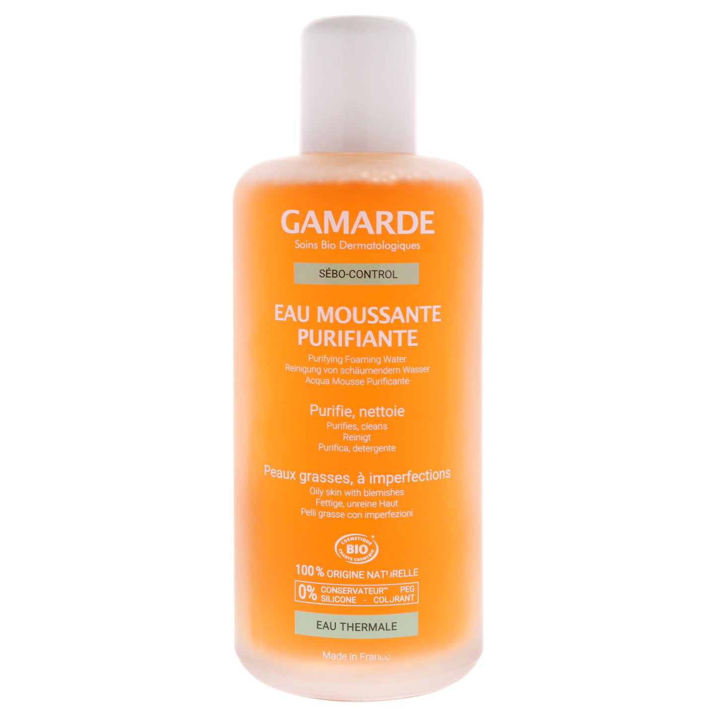 Purifying Foaming Water by Gamarde for Women - 6.76 oz Cleanser