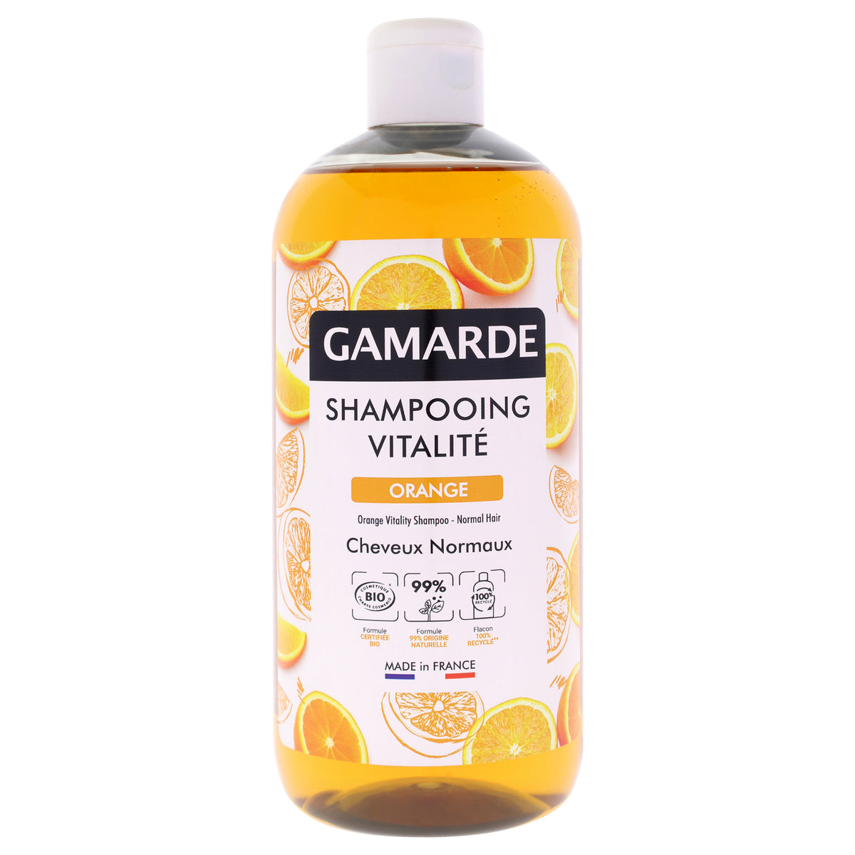 Orange Vitality Shampoo - Normal Hair by Gamarde for Unisex - 16.9 oz Shampoo