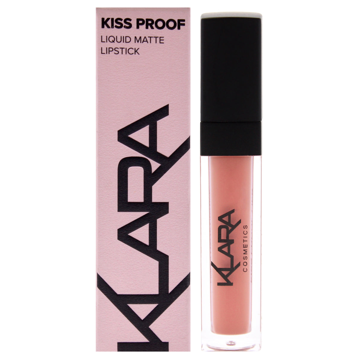 Kiss Proof Liquid Matte Lipstick - 28 Cookie Brown by Klara for Women - 0.27 oz Lipstick