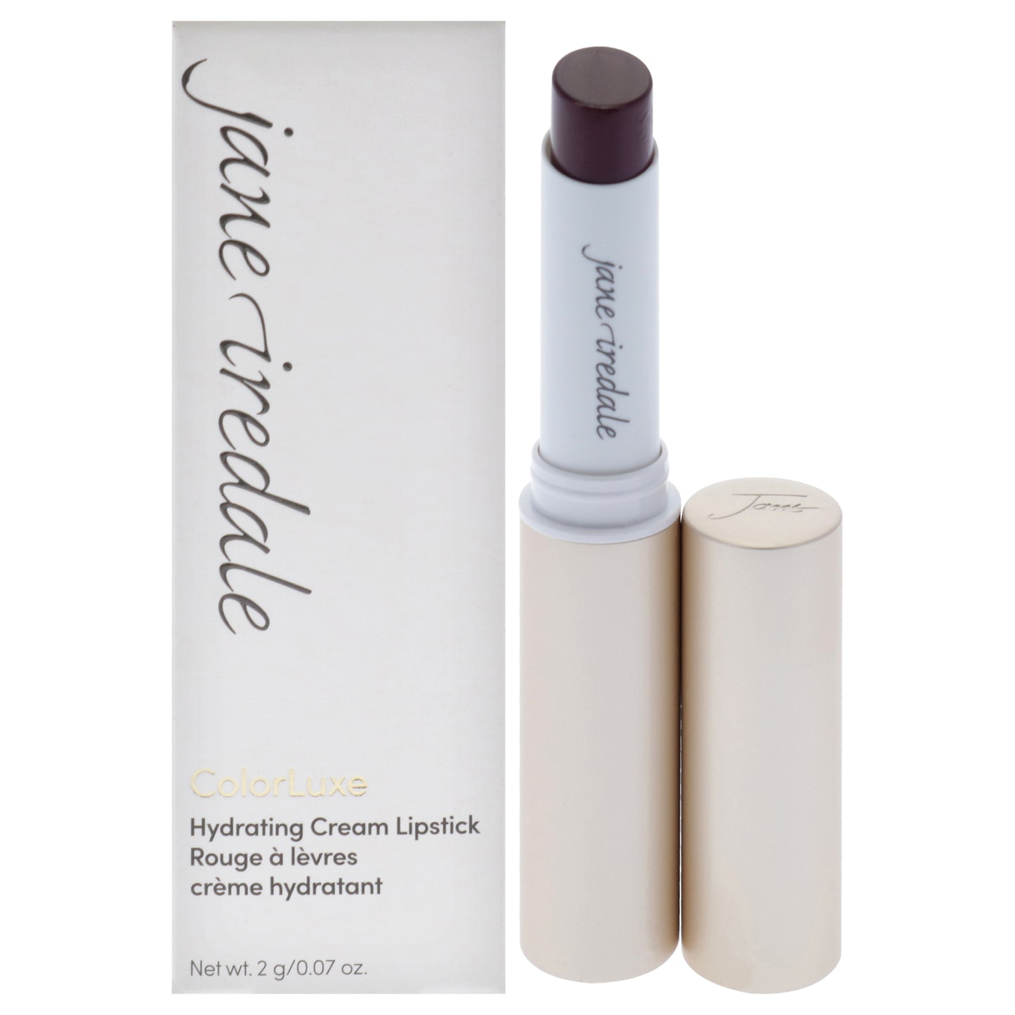 ColorLuxe Hydrating Cream Lipstick - Bordeaux by Jane Iredale for Women - 0.07 oz Lipstick