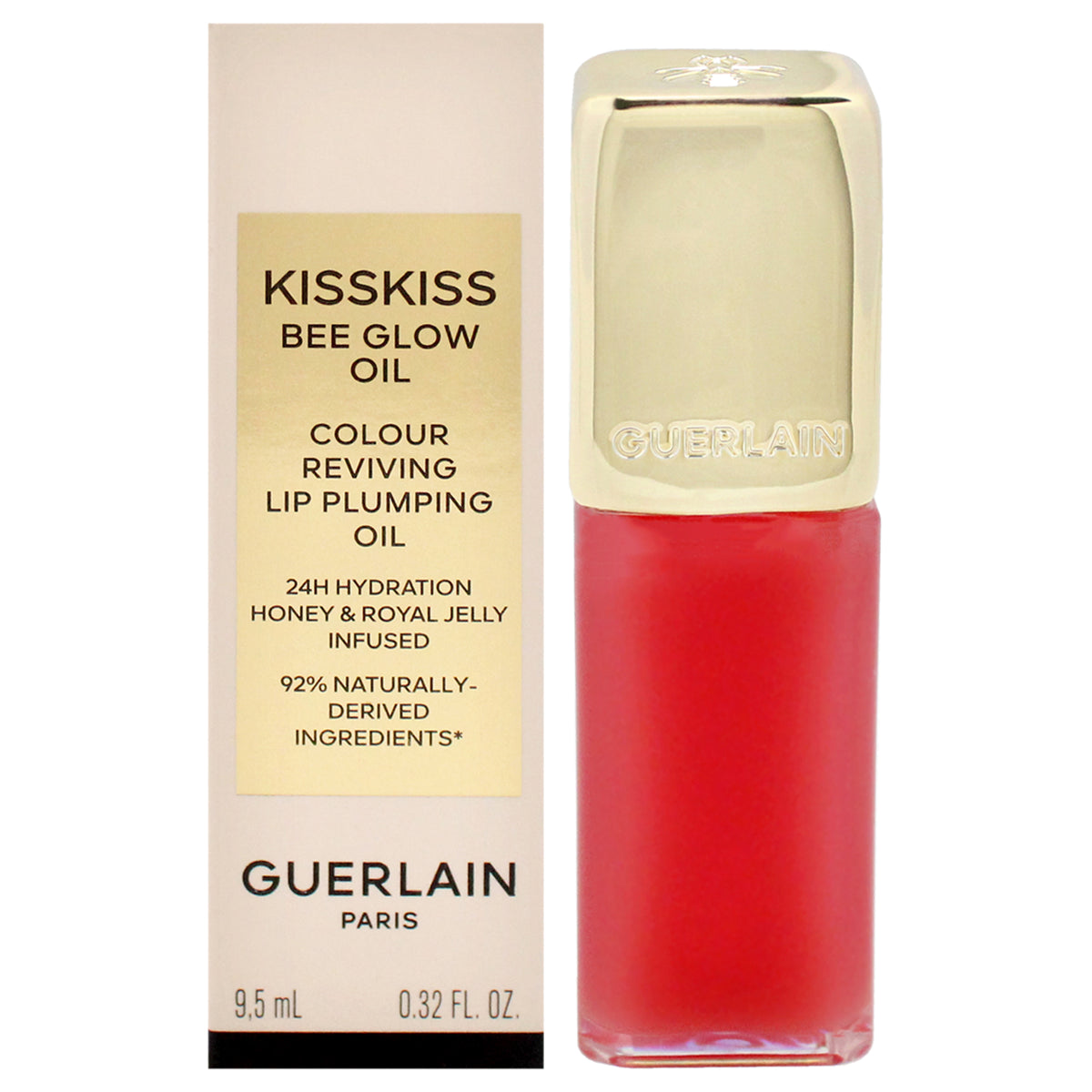 Kiss Kiss Bee Glow Oil - 309 Honey Glow by Guerlain for Women - 0.32 oz Lip Oil