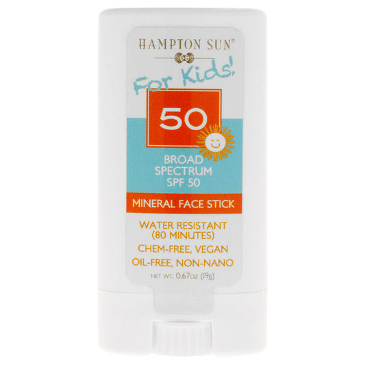 Mineral Face Stick SPF 50 by Hampton Sun for Kids - 0.67 oz Sunscreen
