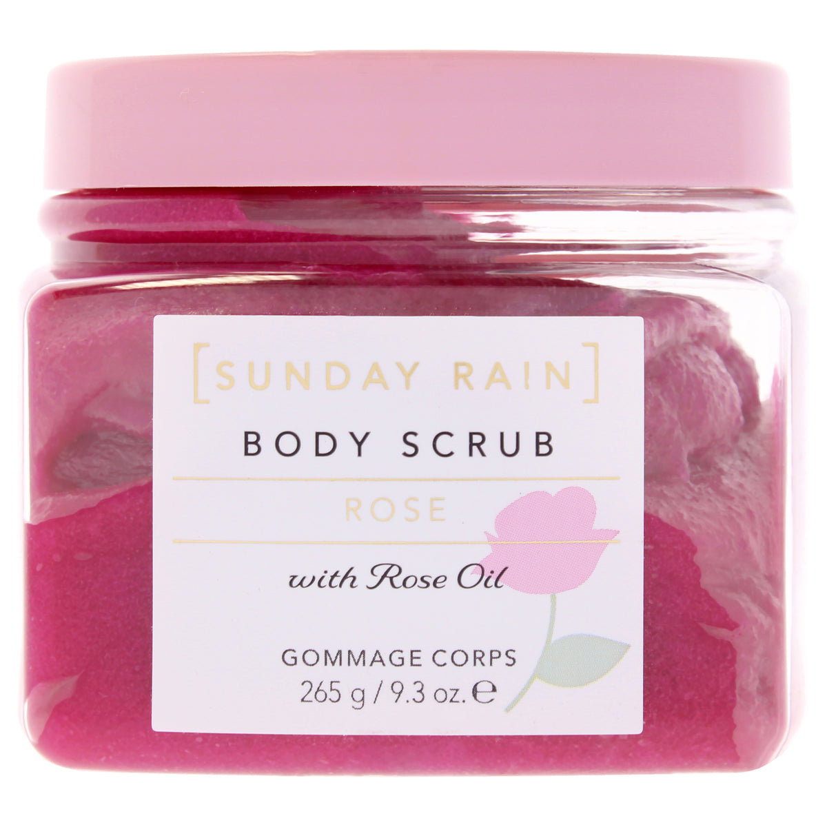 Body Scrub - Rose by Sunday Rain for Unisex - 9.3 oz Scrub
