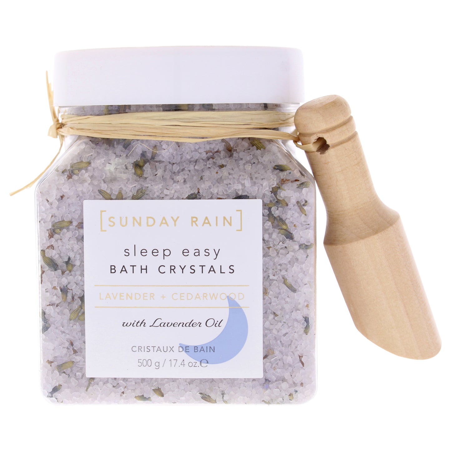 Sleep Easy Bath Crystals - Lavender and Cedarwood by Sunday Rain for Unisex - 17.4 oz Bath Salt