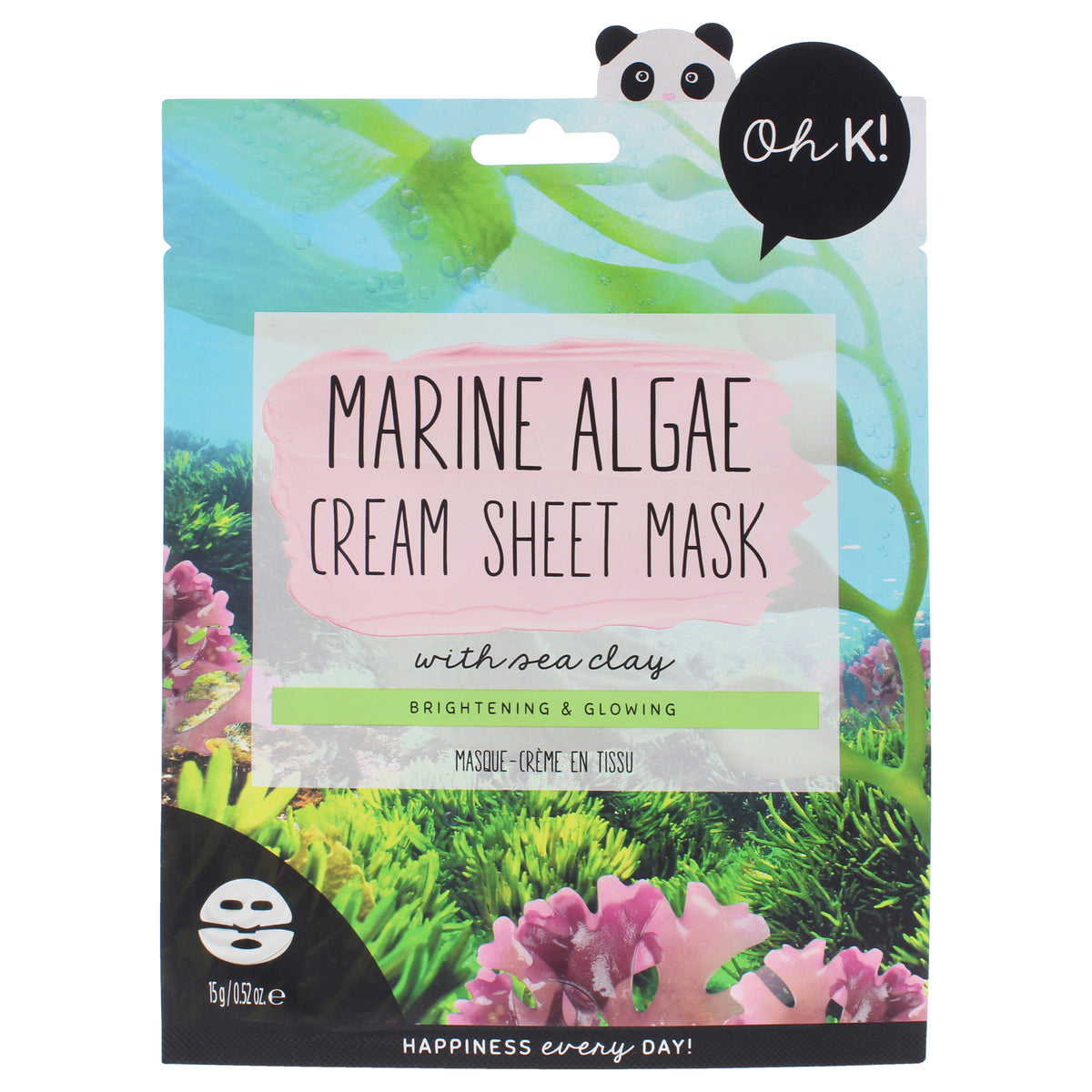 Cream Sheet Mask - Marine Algae by Oh K! for Unisex - 1 Pc Mask