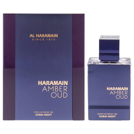 Amber Oud - Dubai Night by Al Haramain for Unisex - 2.53 oz Extrait De Parfum Spray